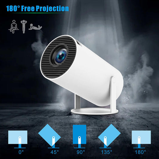 5G WiFi 4K Smart LED Projector – Bluetooth, Android, HDMI | Home & Office Theater