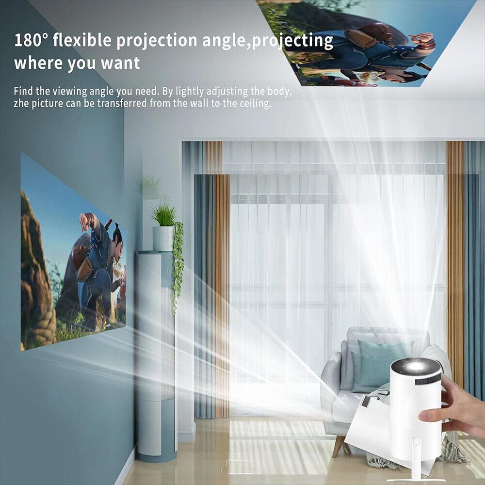 5G WiFi 4K Smart LED Projector – Bluetooth, Android, HDMI | Home & Office Theater