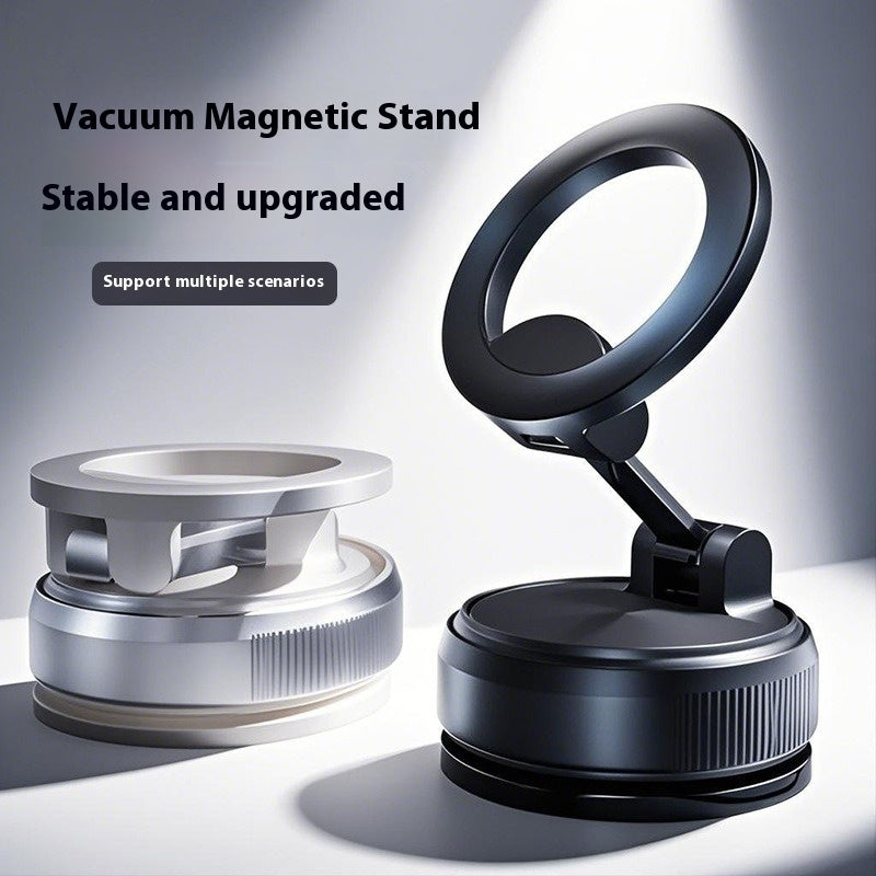 Magnetic Foldable Car Phone Holder – Suction & Nonslip