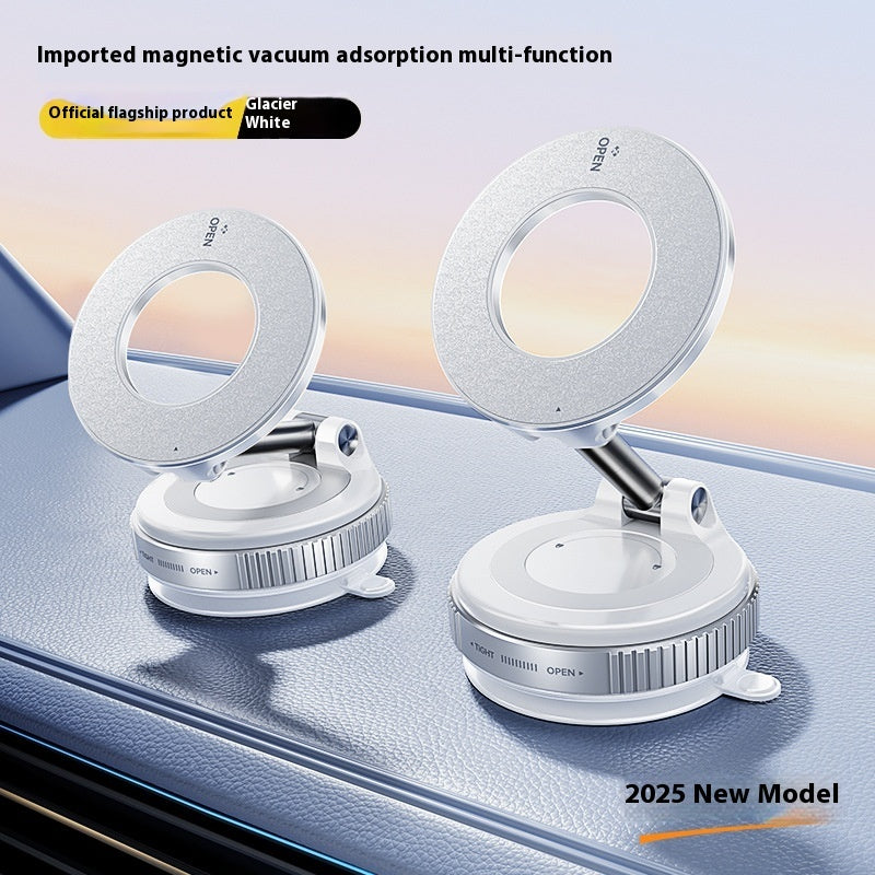 Magnetic Foldable Car Phone Holder – Suction & Nonslip